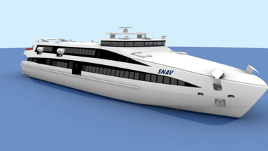 La Snav Sirius, nave ad alta velocità, riduce le emissioni e migliora i collegamenti nel Golfo di Napoli. Un passo verso il futuro.